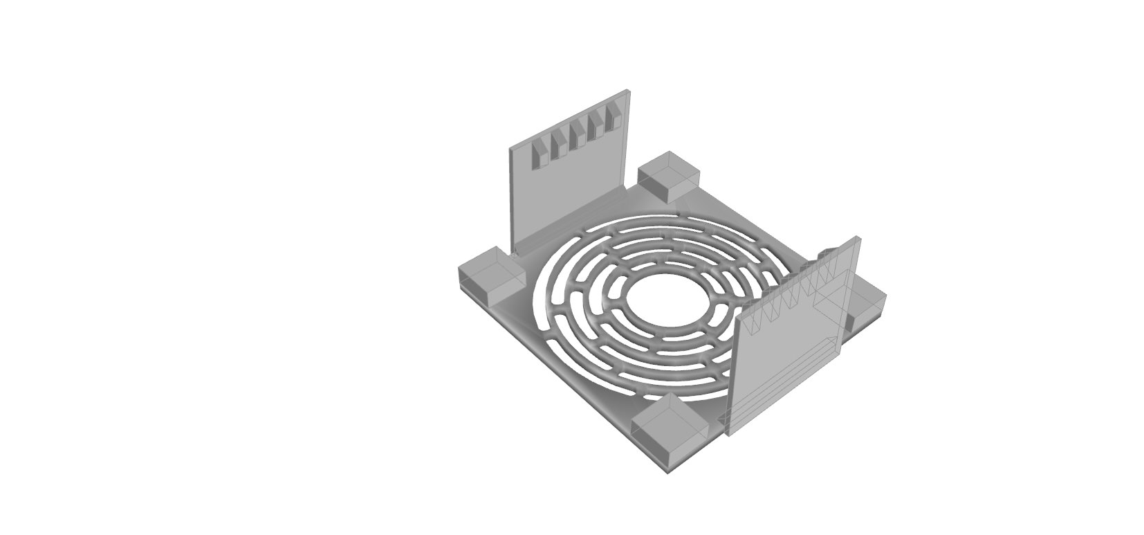 012a - Fan Shroud for FlashForge Creator Creator X 3D printer -  3D print model_5