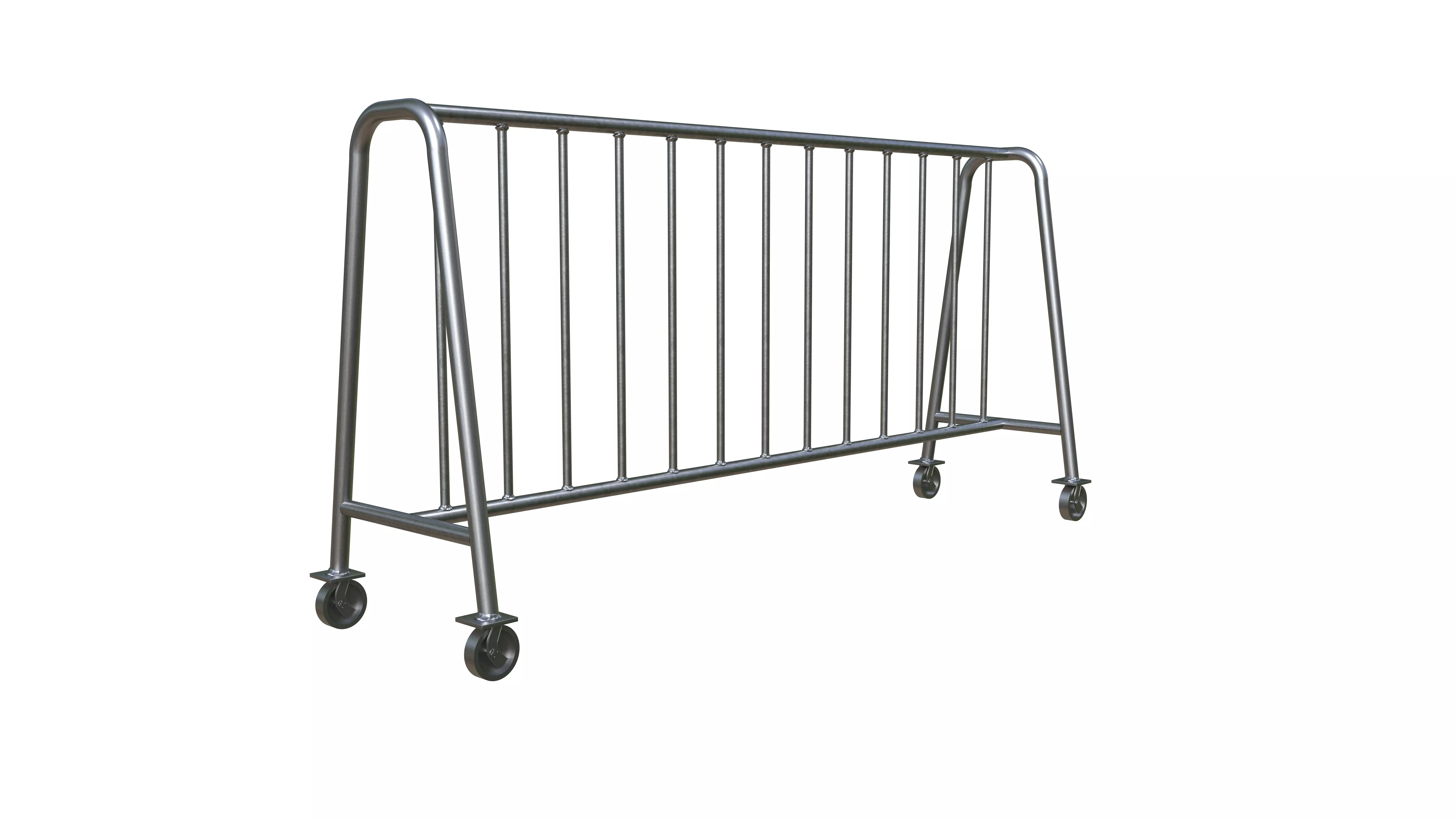 Portable Steel Safety Barricade 3D print model