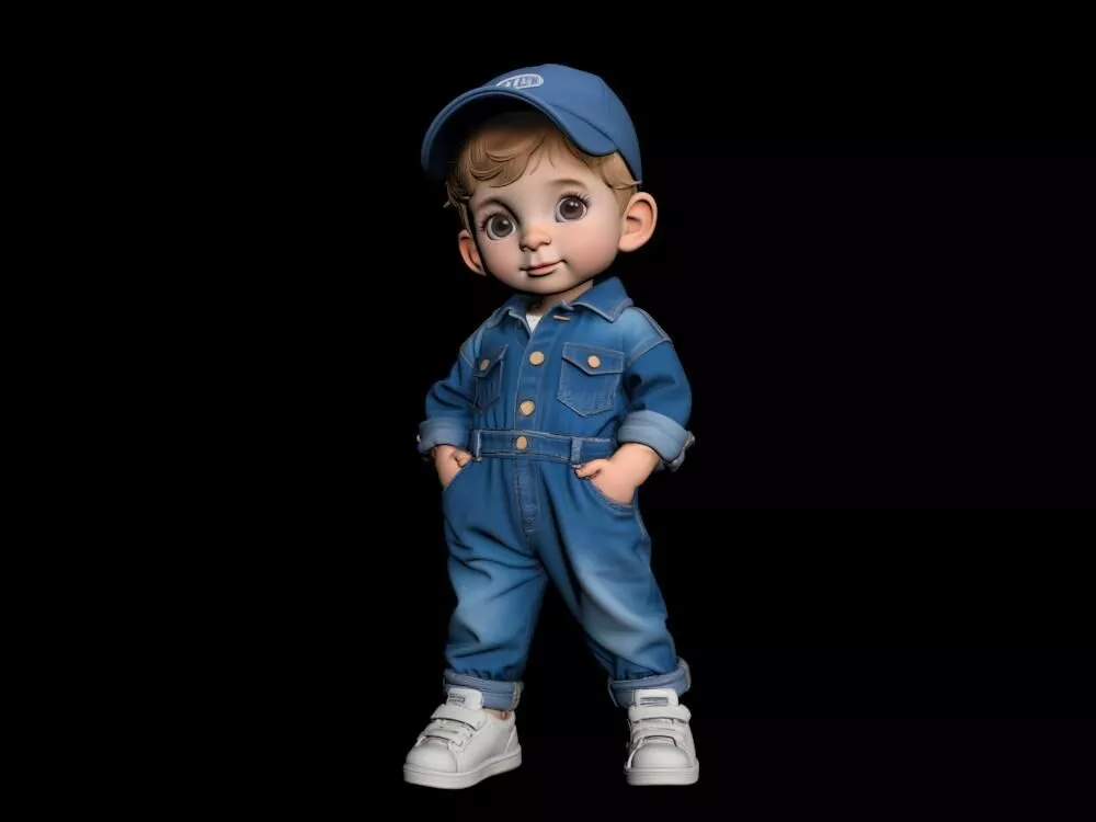 summer youth 3D model