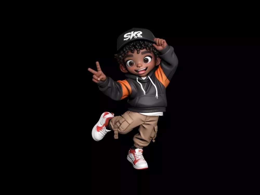 summer youth 3D model