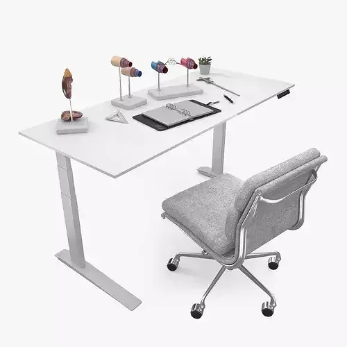 Vascular Surgeon Workplace 3D model 2