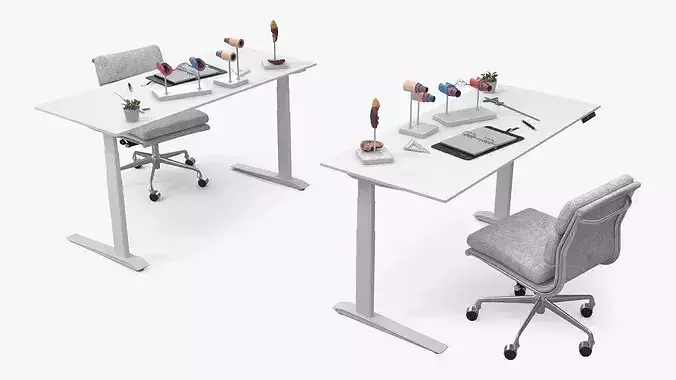 Vascular Surgeon Workplace 3D model 3