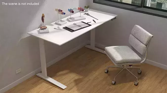 Vascular Surgeon Workplace 3D model 4
