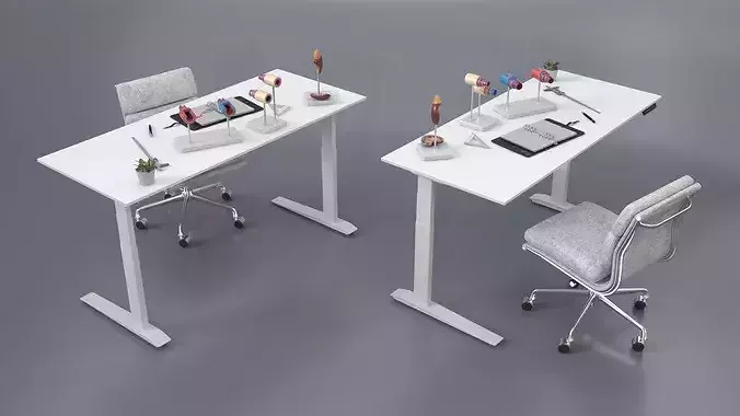 Vascular Surgeon Workplace 3D model 5
