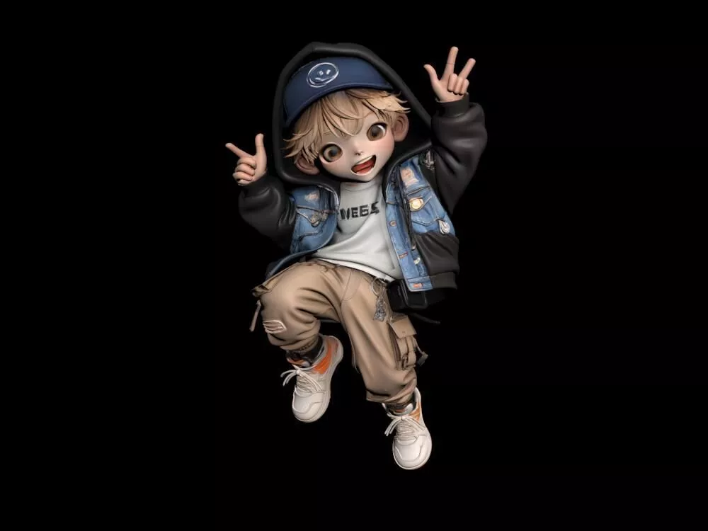 summer youth 3D model