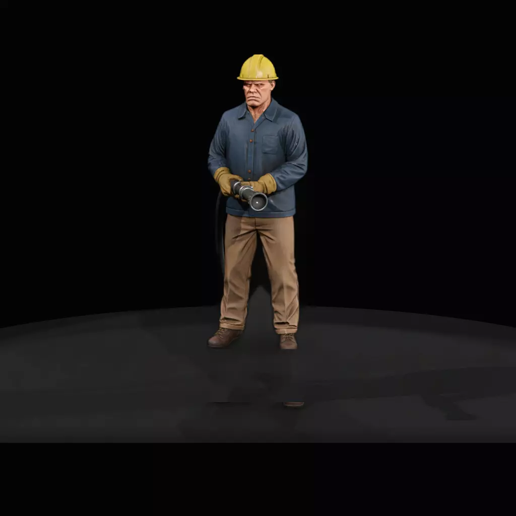 WORKERS Water-truck operator for Dioramas 3D print model