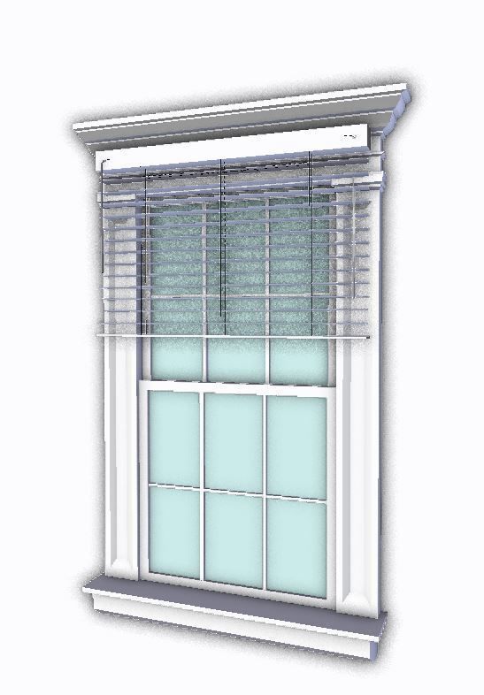 Victorian Window 3D Model Low-poly 3D model_4