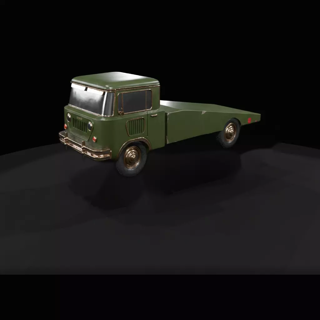 1-87 HO 1961 Jeep FC170 Printable STL 3D print model