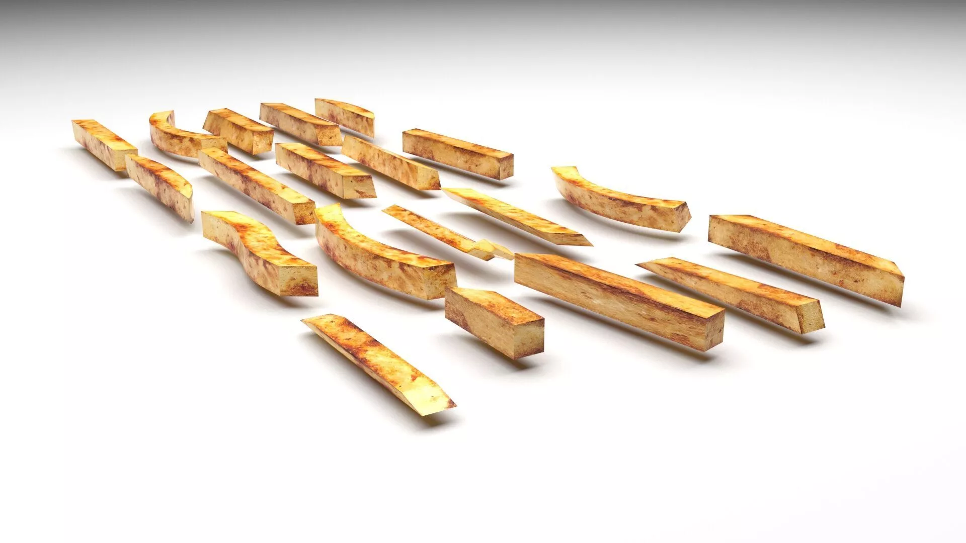 French Fries 3D model