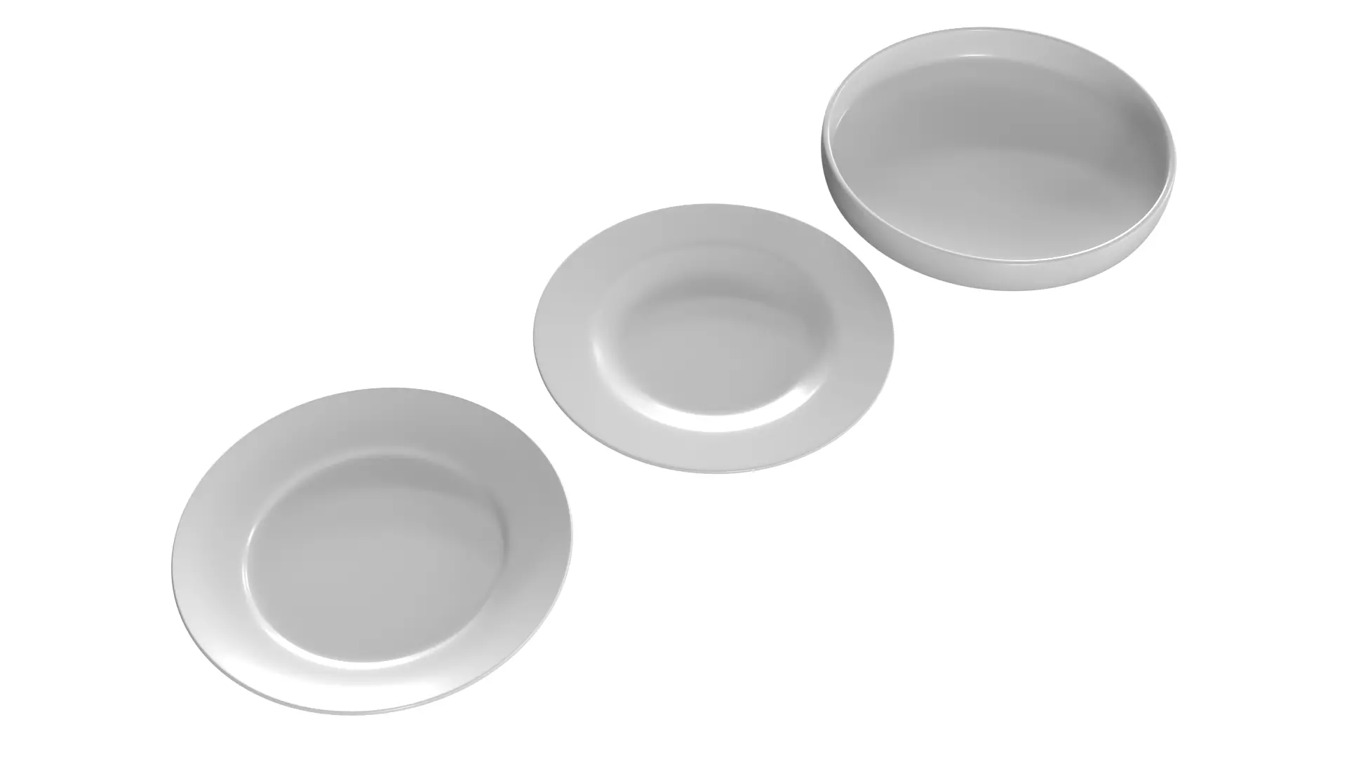 Dish plate 3D print model