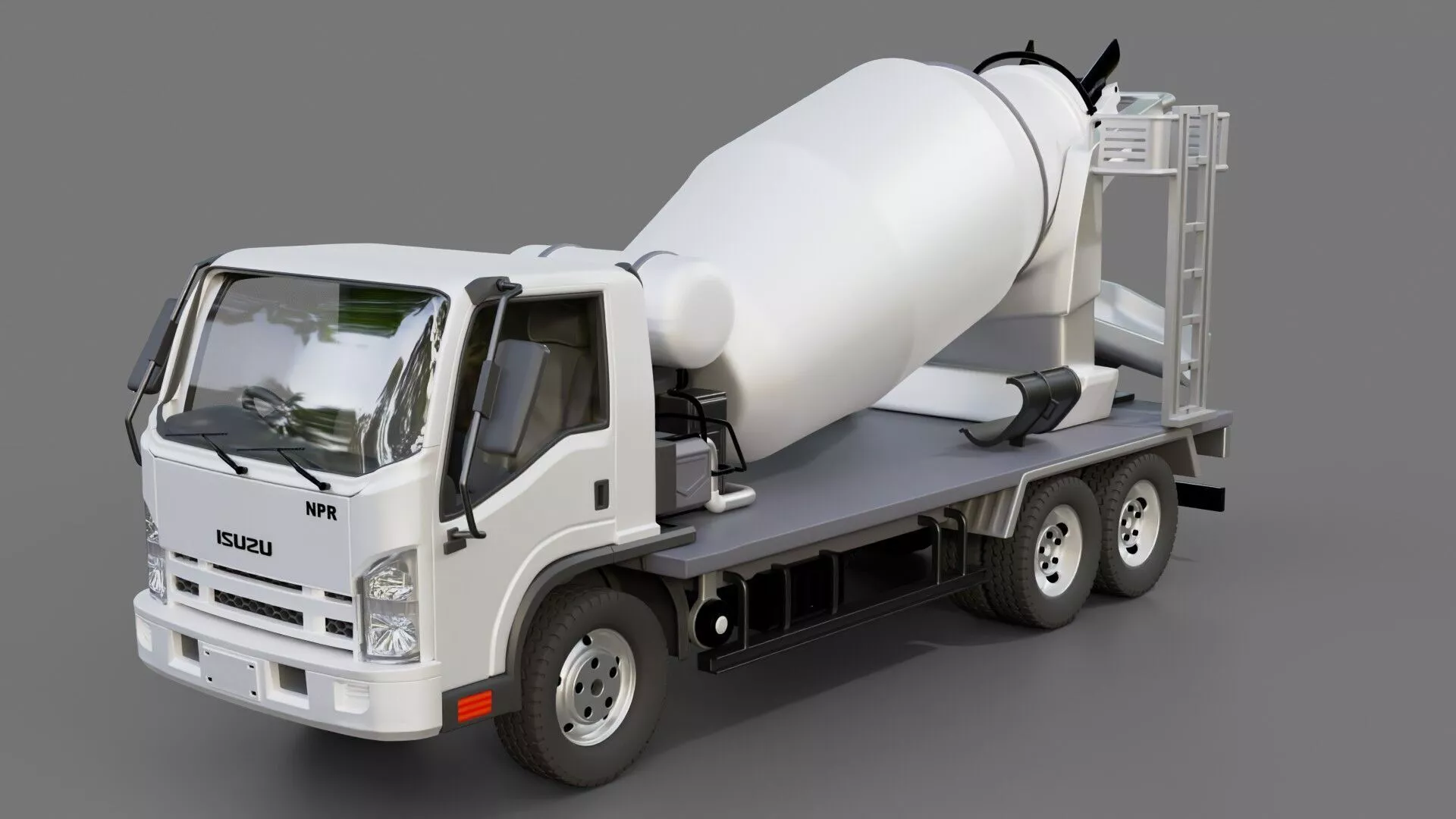 Isuzu NPR Concrete Truck 2020 3D model