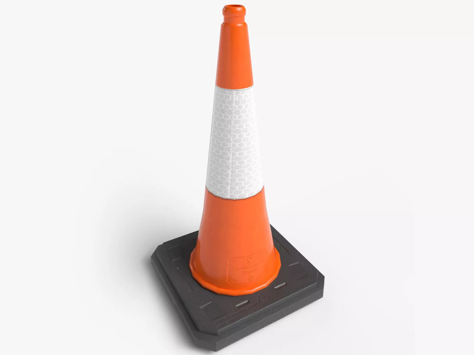 Traffic Cone - Game Ready PBR Low Poly Low-poly 3D model