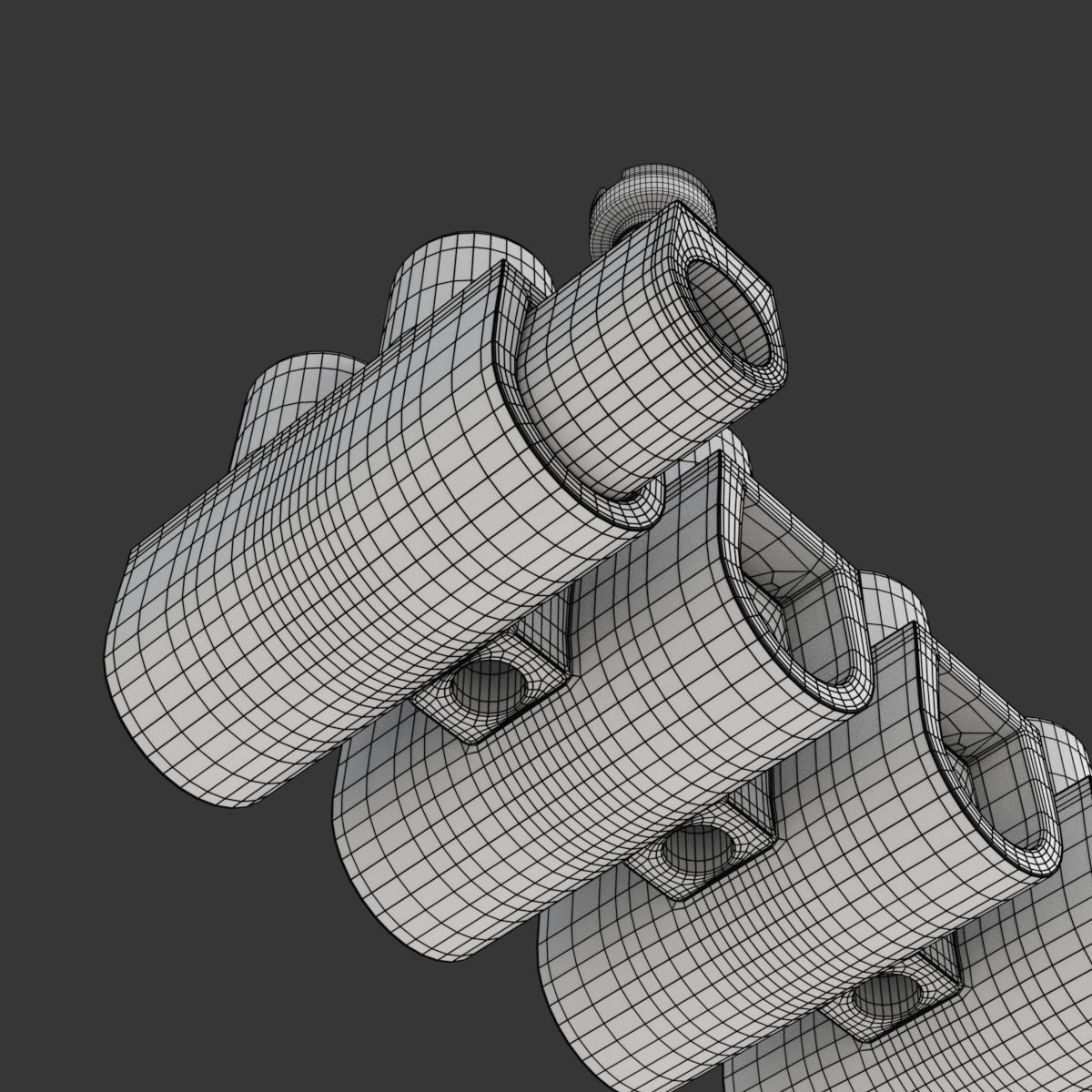 Terminal block clamp 3D model_17