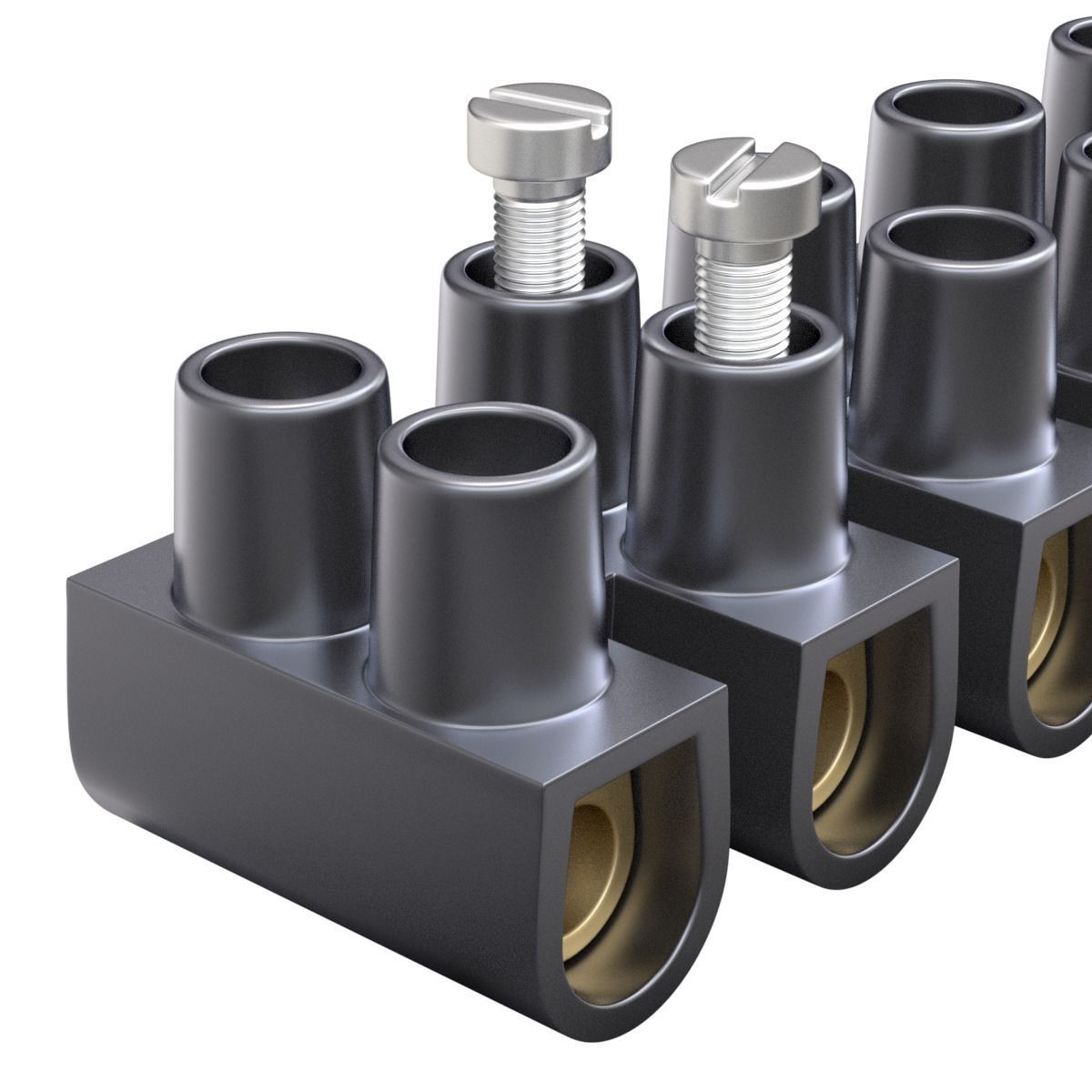 Terminal block clamp 3D model_5