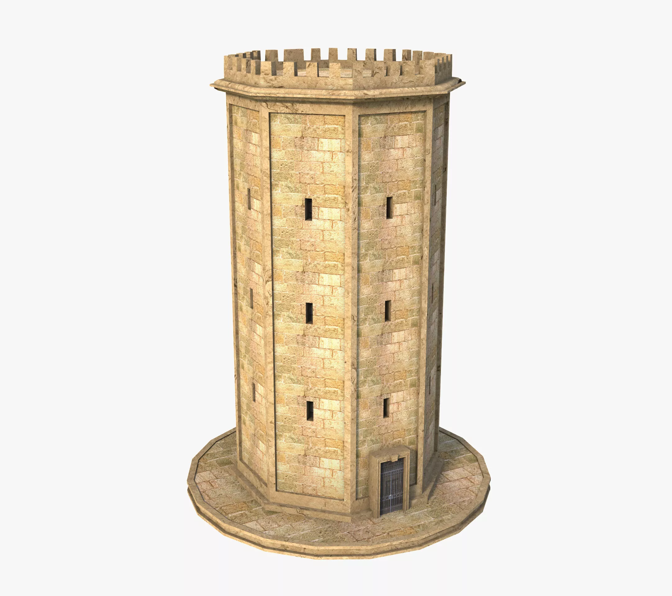 Ancient tower Free 3D model