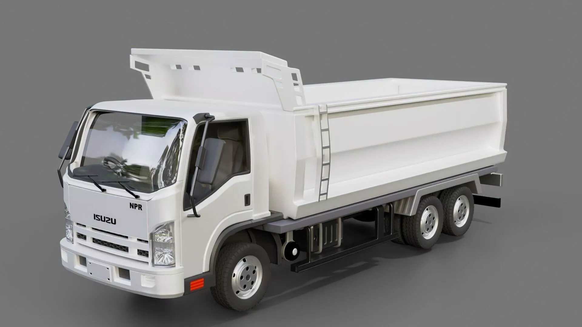 Isuzu NPR Tipper Truck 3D model