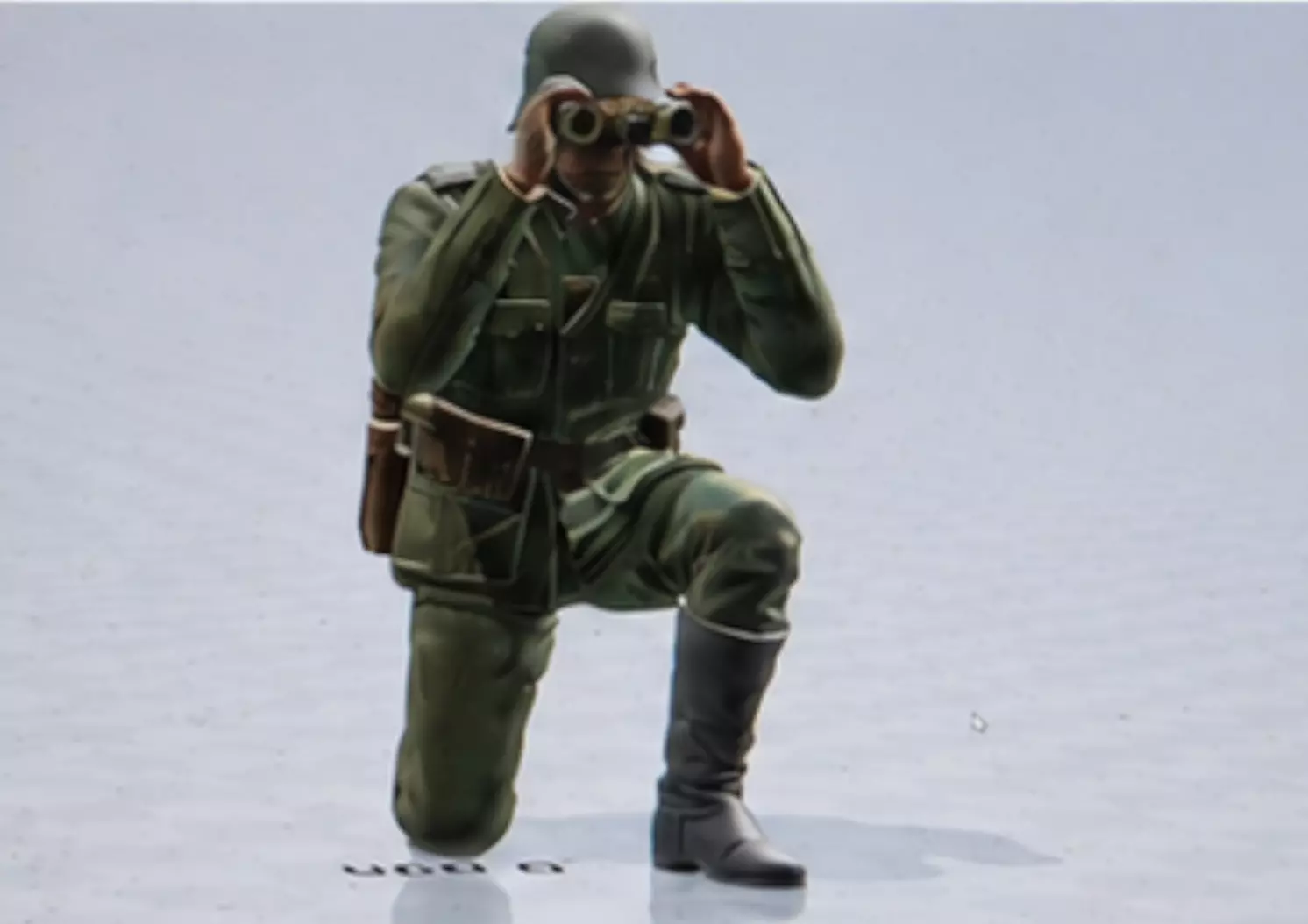 Observation Soldier with Binoculars 3D print model