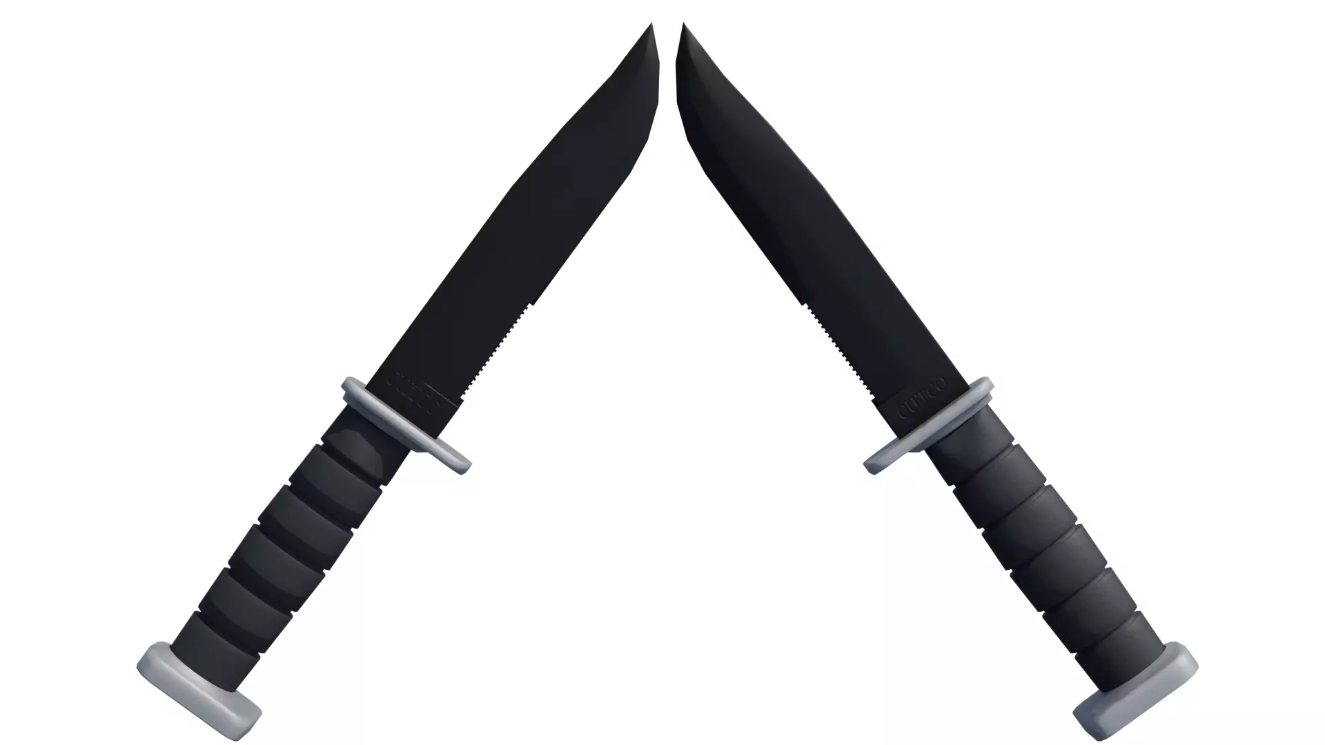 GameReady Combat Knife Low Poly Free low-poly 3D model