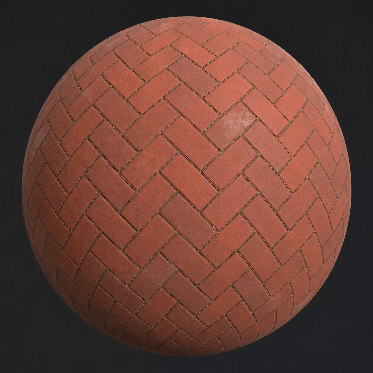 Cotto Paving Herringbone Outdoor Brick Seamless Texture Texture