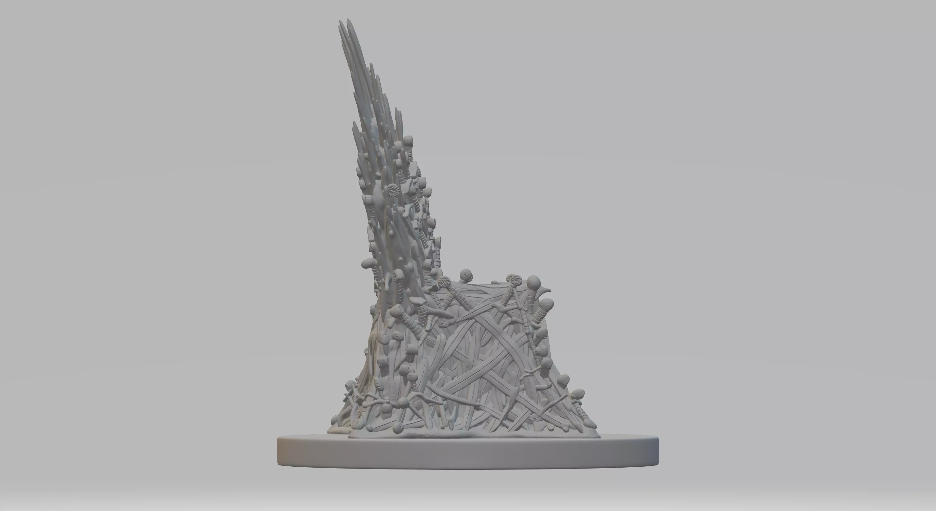 Game of Thrones The Iron Throne 3D print model