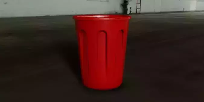 Plastic bucket 3D print model