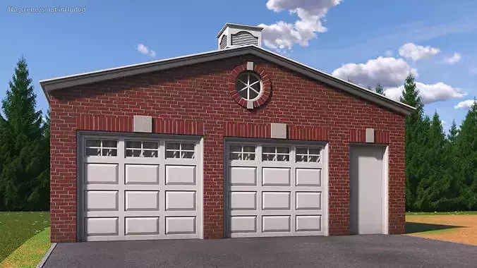 Home Alone House Exterior 3D model 5