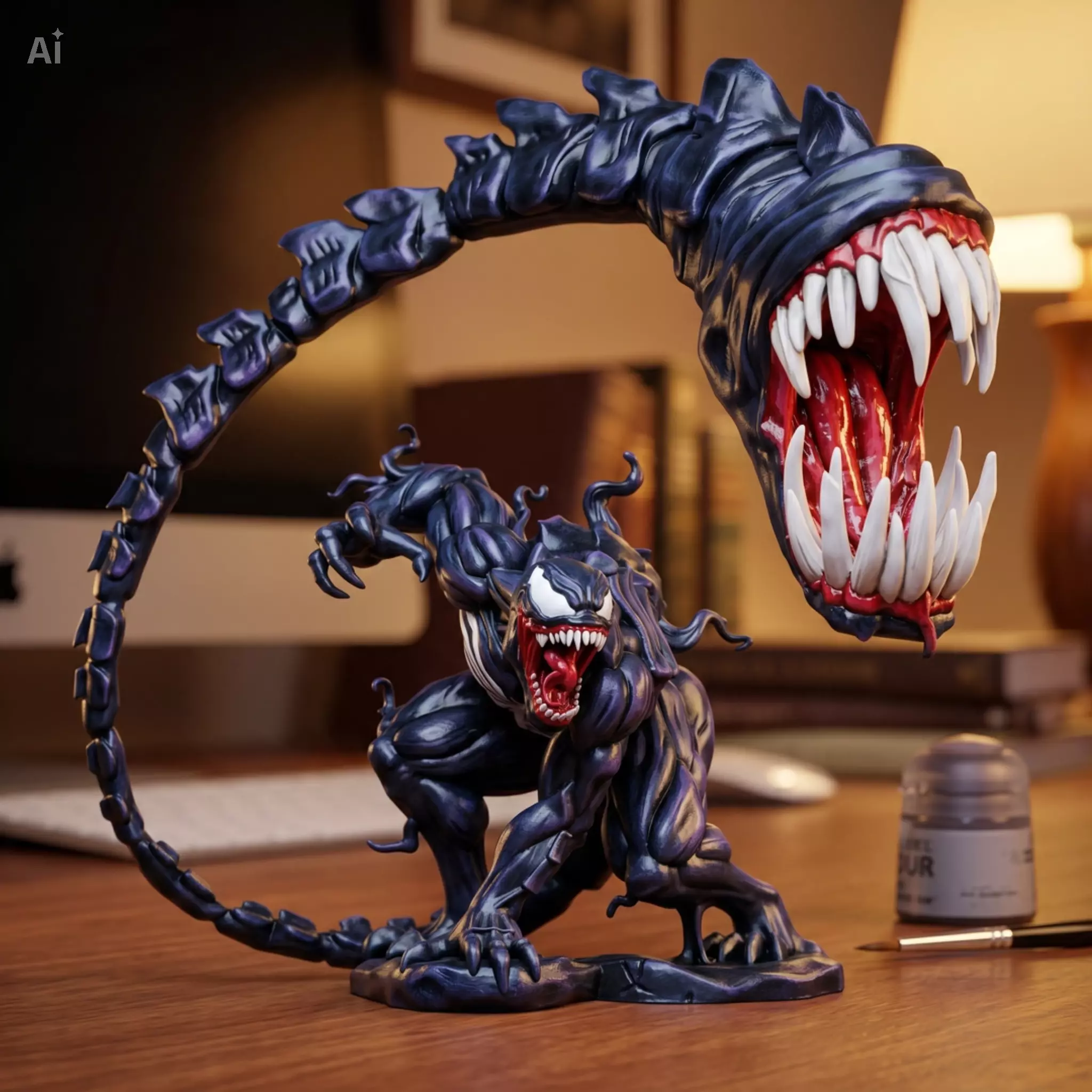 Venom Symbiote STL File 3DPrinting Digital Model for Marvel Fans 3D print model