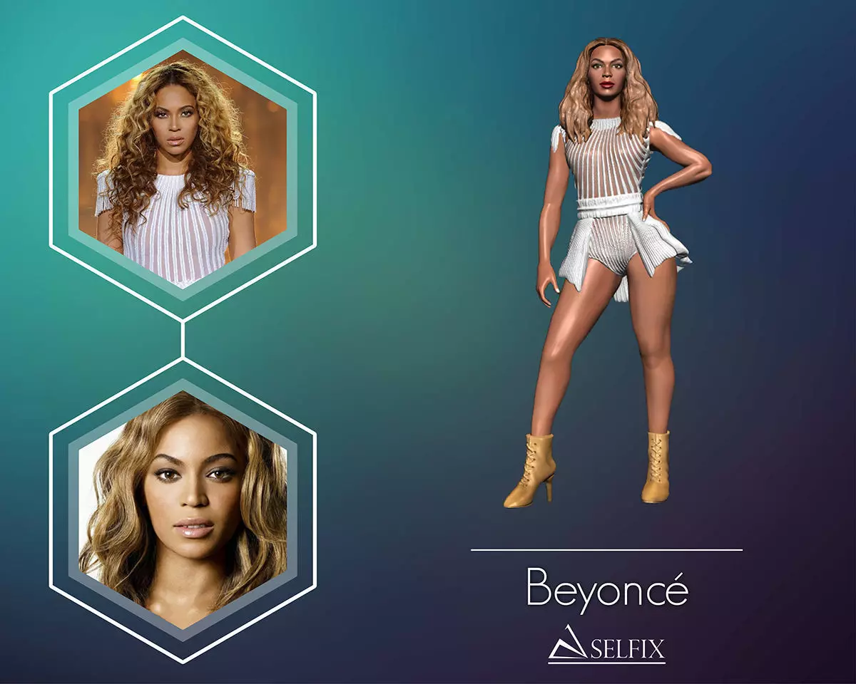 Beyonce 3D Model ready for 3d print 3D print model_0