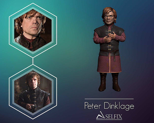 Peter Dinklage 3D Model ready for 3d print 3D print model