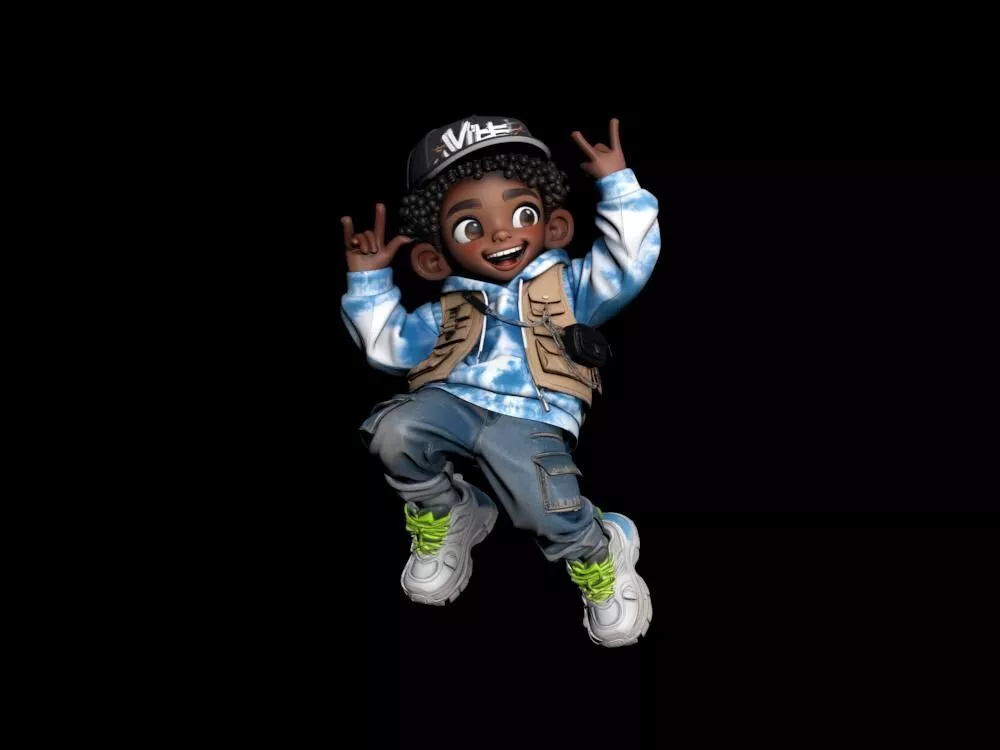 summer youth 3D model