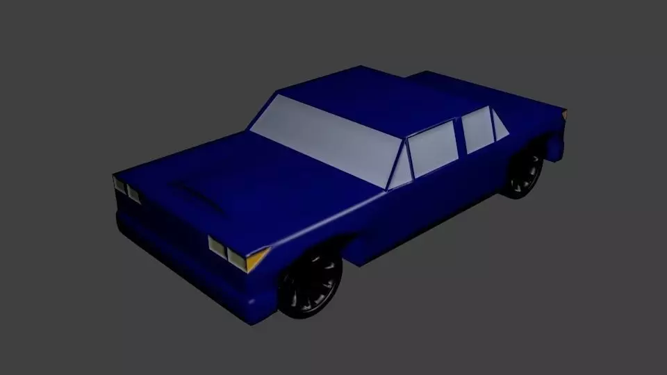 Muscle Car Free 3D model