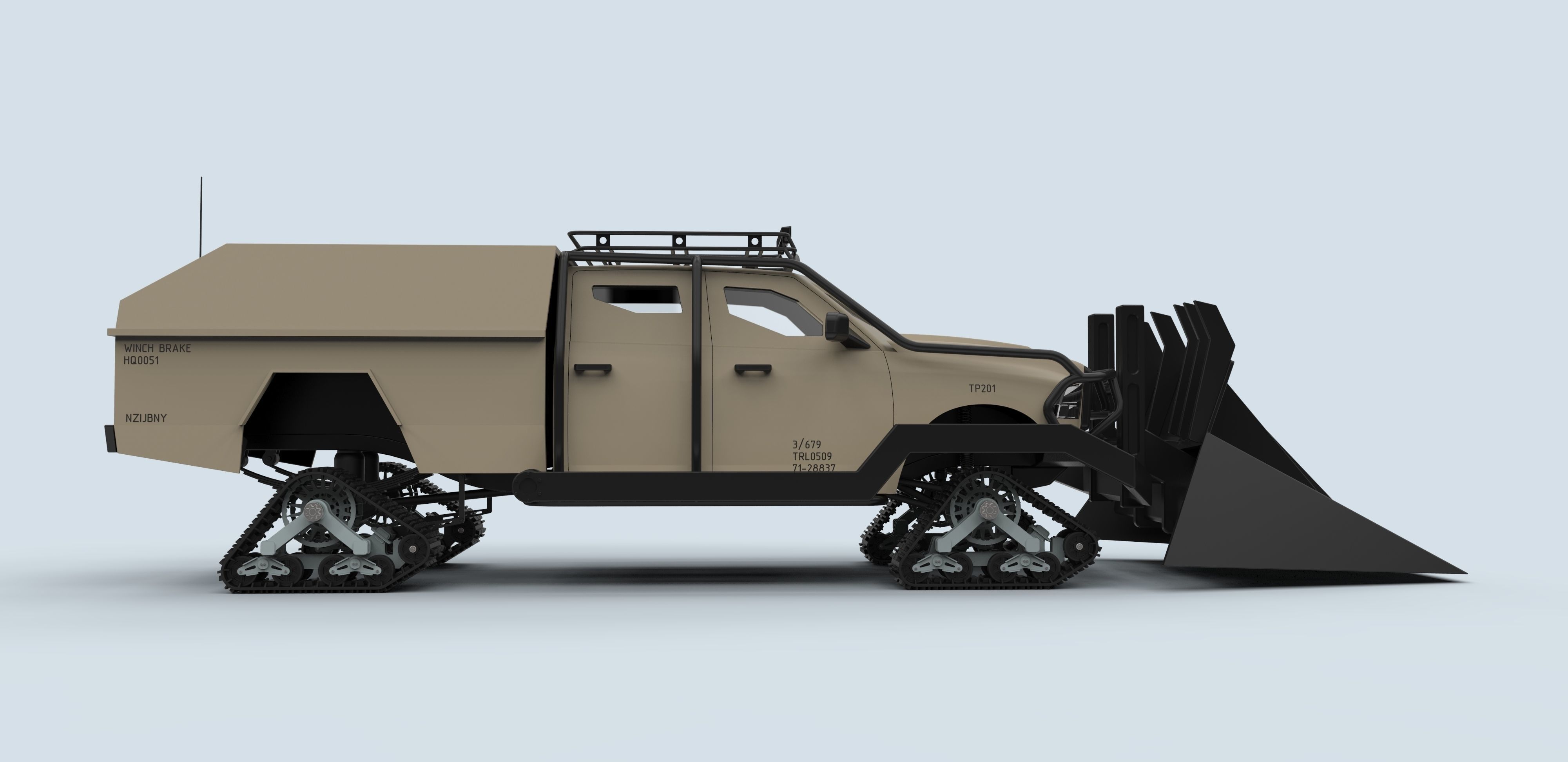 Dodge Ice Ram from Fast 8 3D model_10