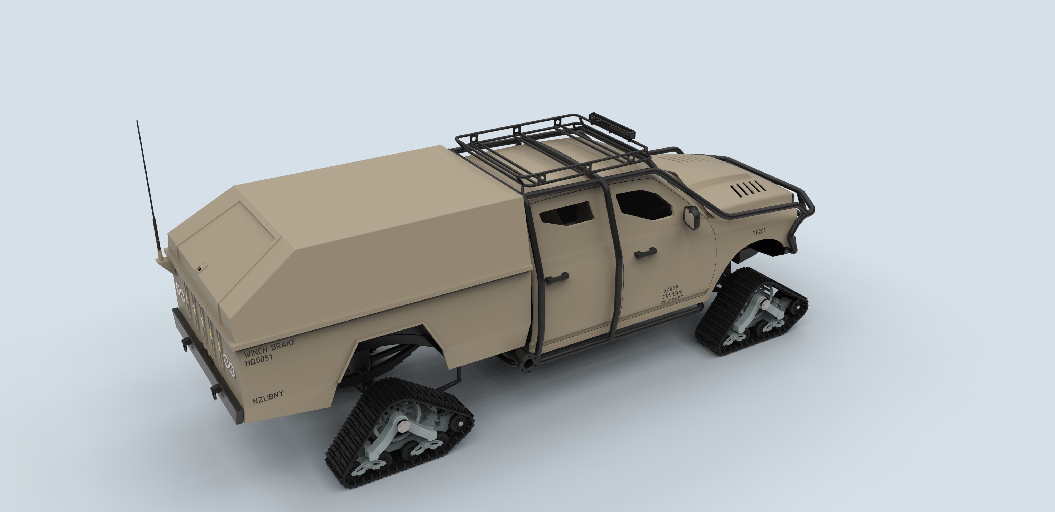 Dodge Ice Ram from Fast 8 3D model_17