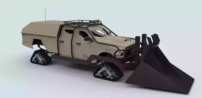 Dodge Ice Ram from Fast 8 3D model