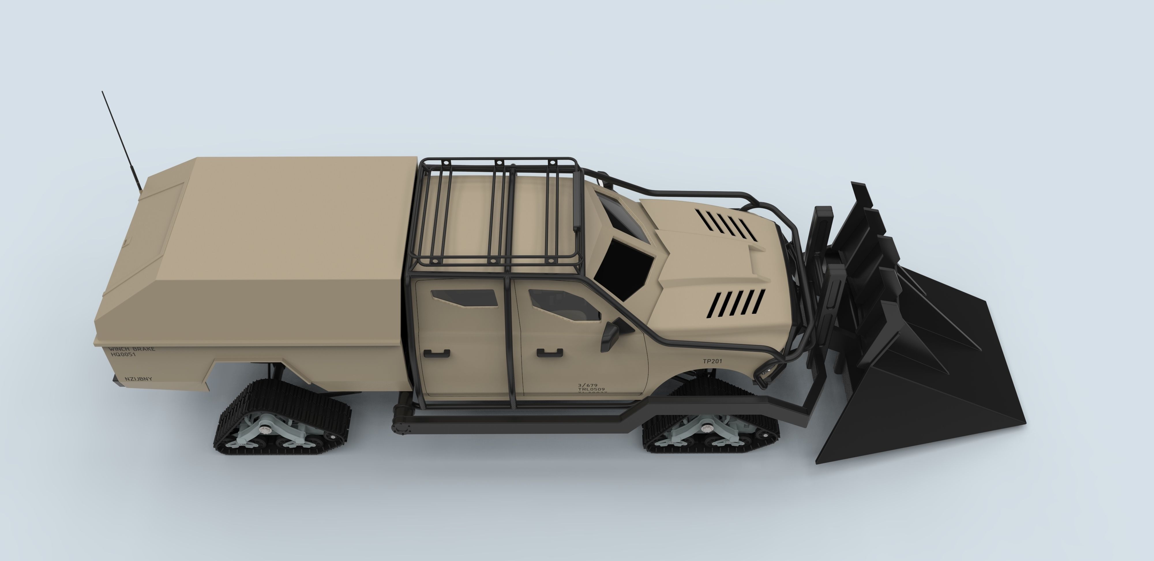 Dodge Ice Ram from Fast 8 3D model_12