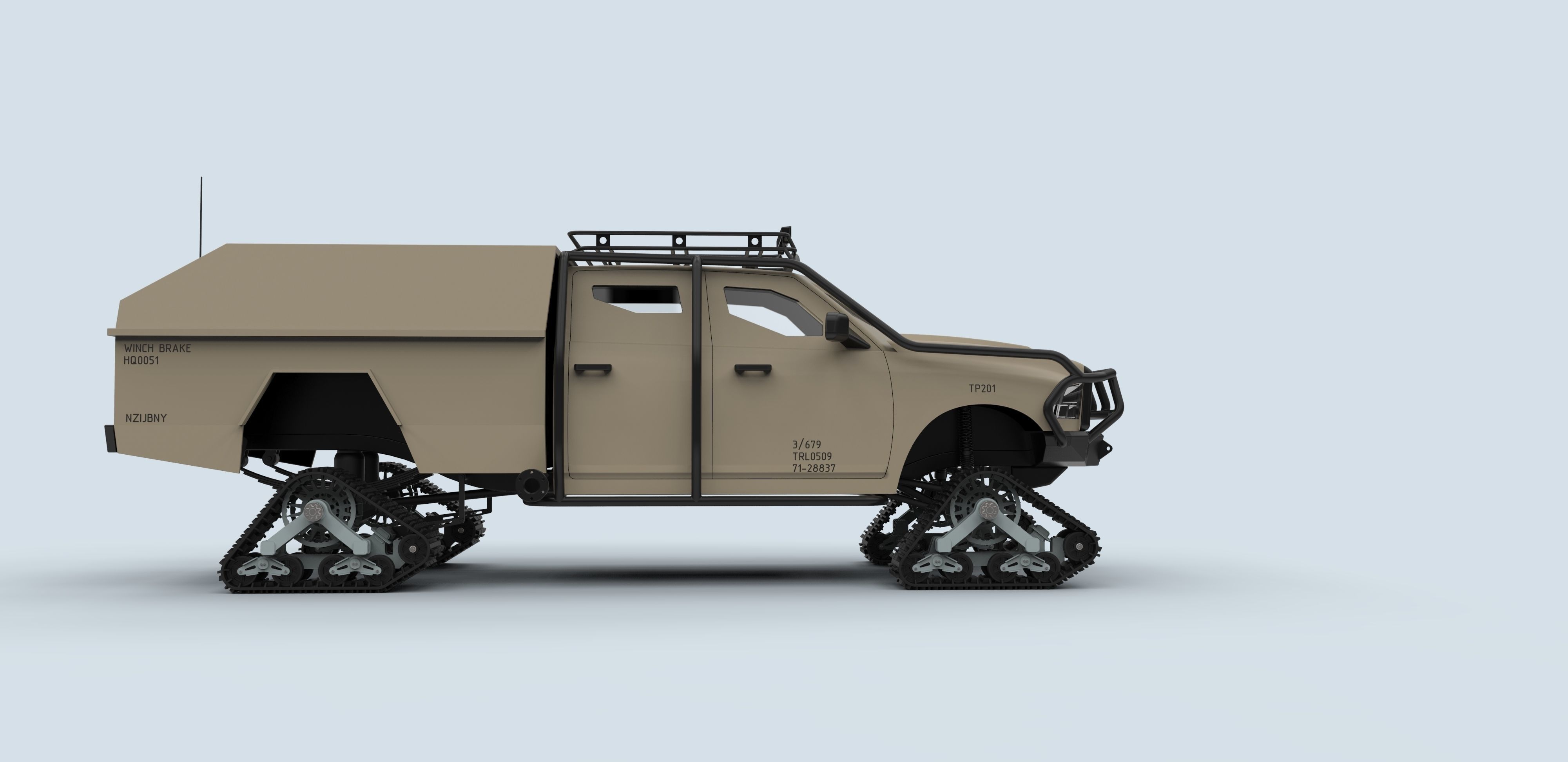 Dodge Ice Ram from Fast 8 3D model_11