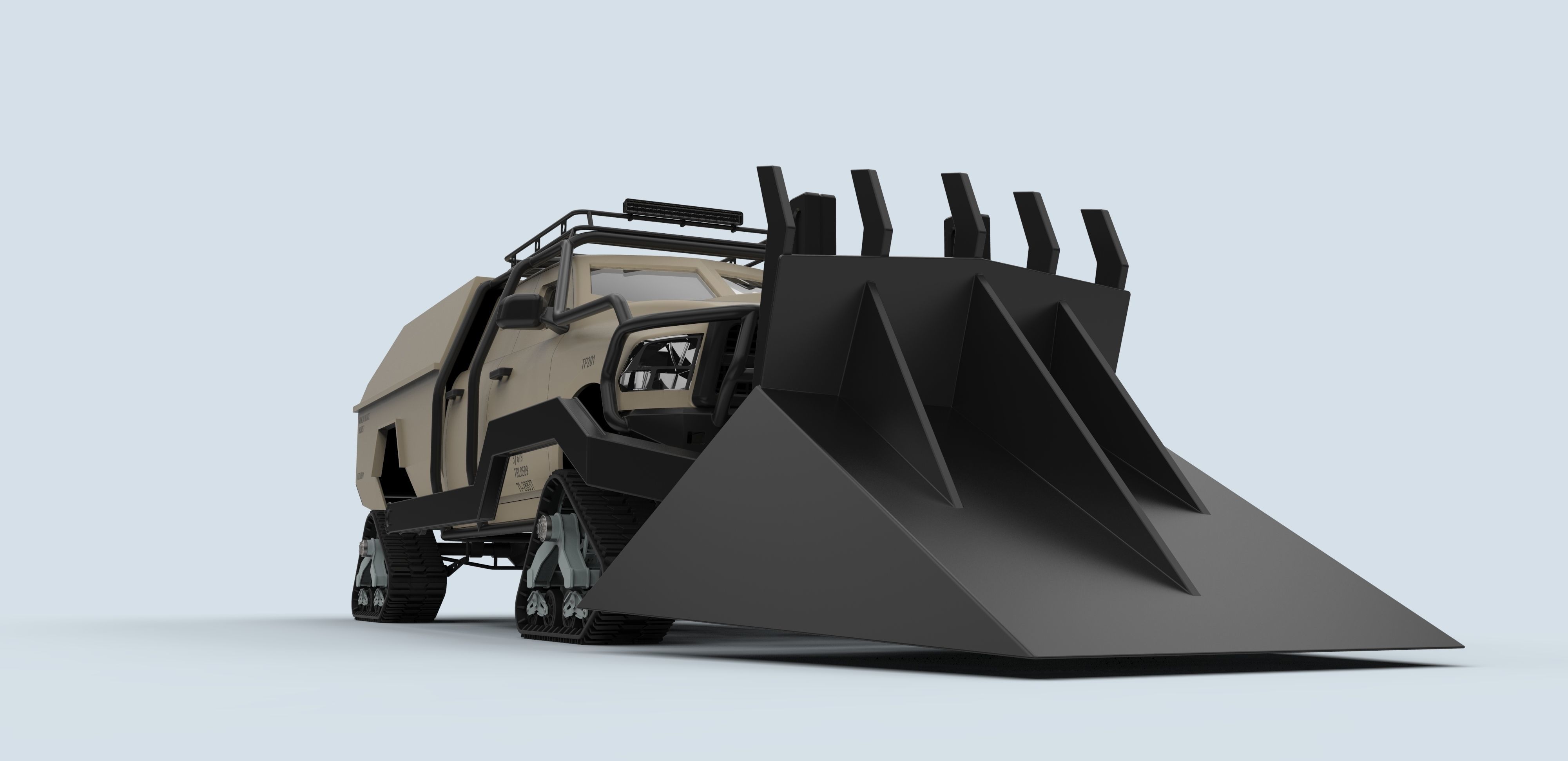 Dodge Ice Ram from Fast 8 3D model_25