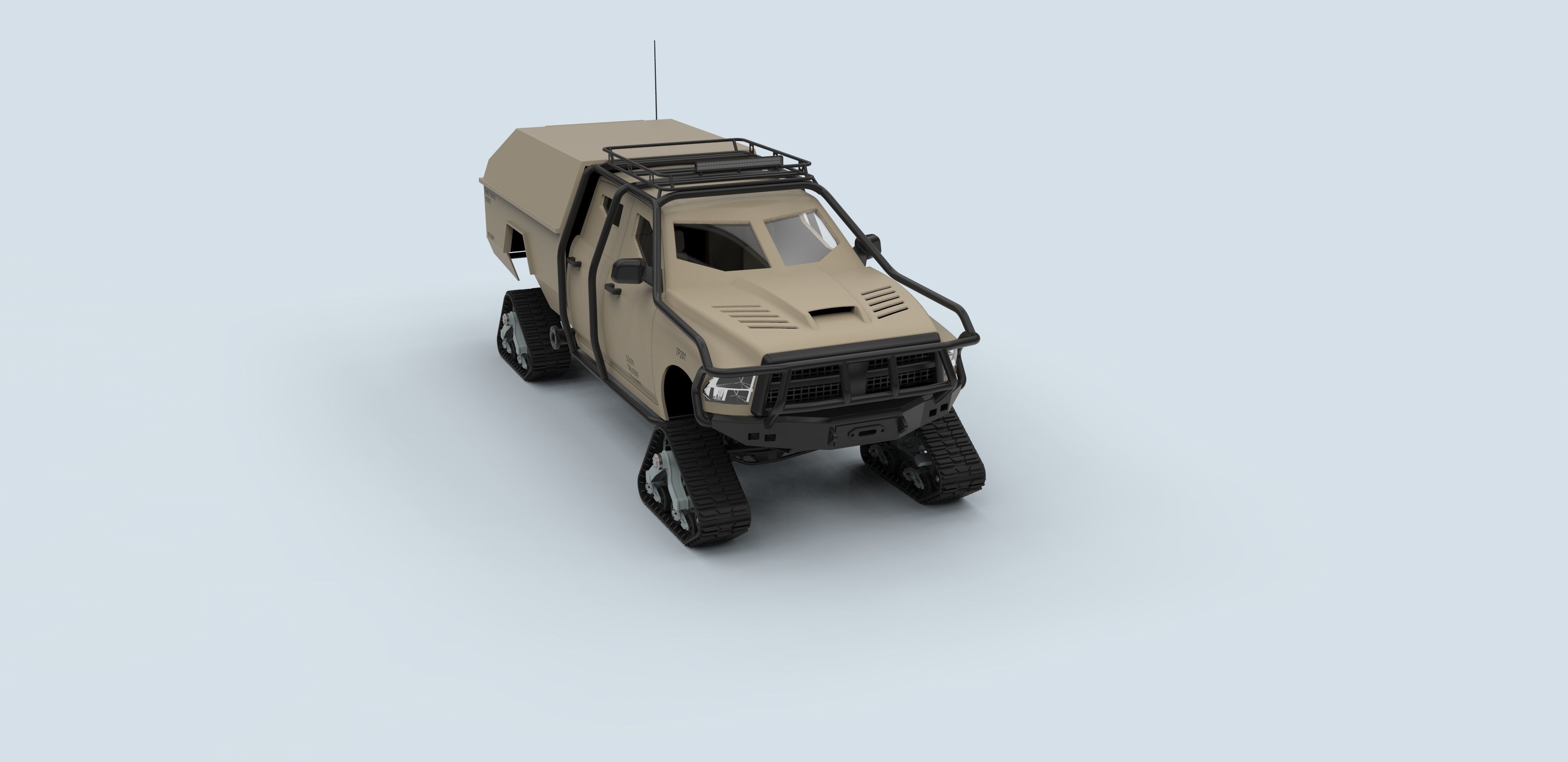 Dodge Ice Ram from Fast 8 3D model_3