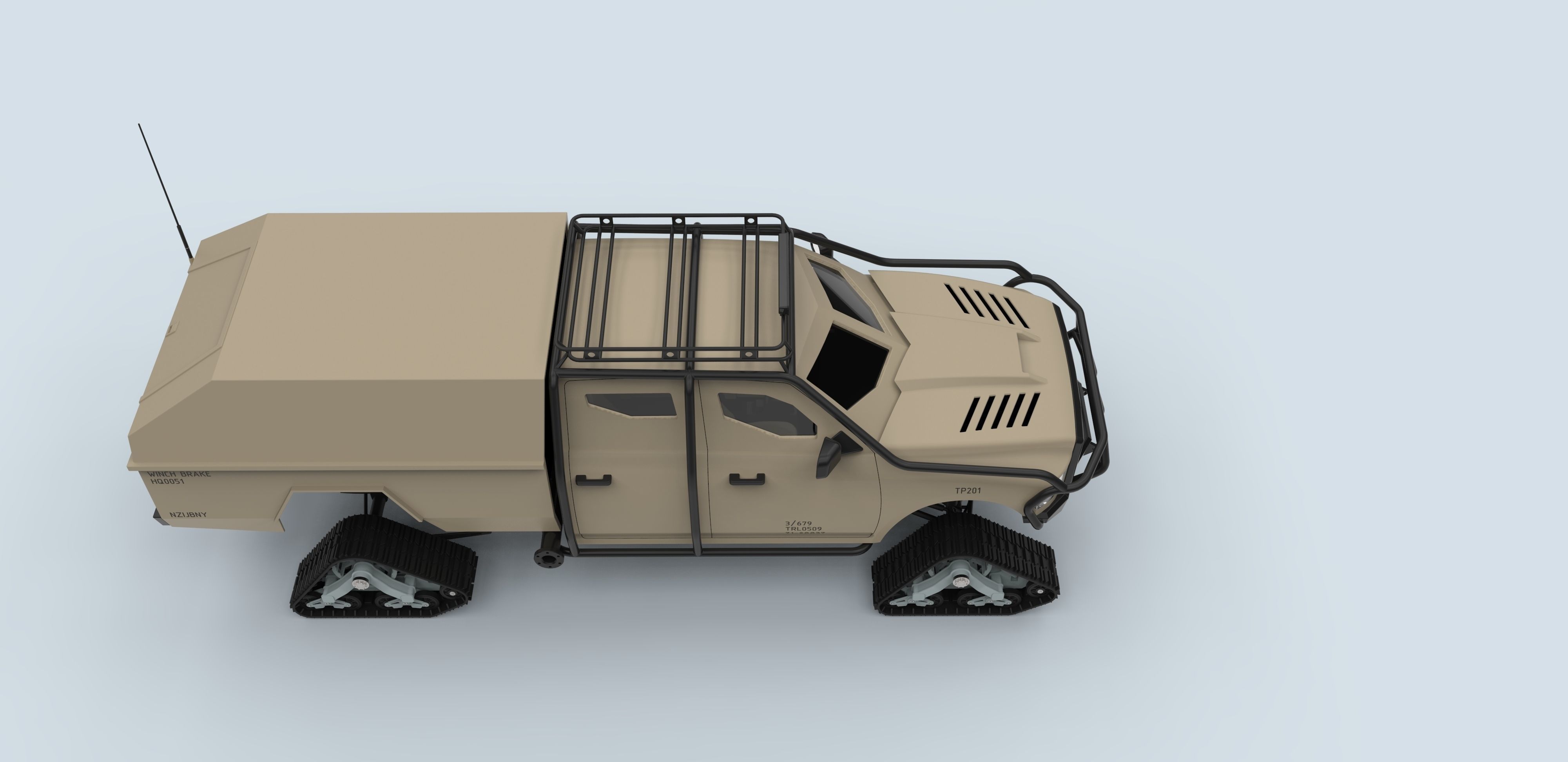 Dodge Ice Ram from Fast 8 3D model_13