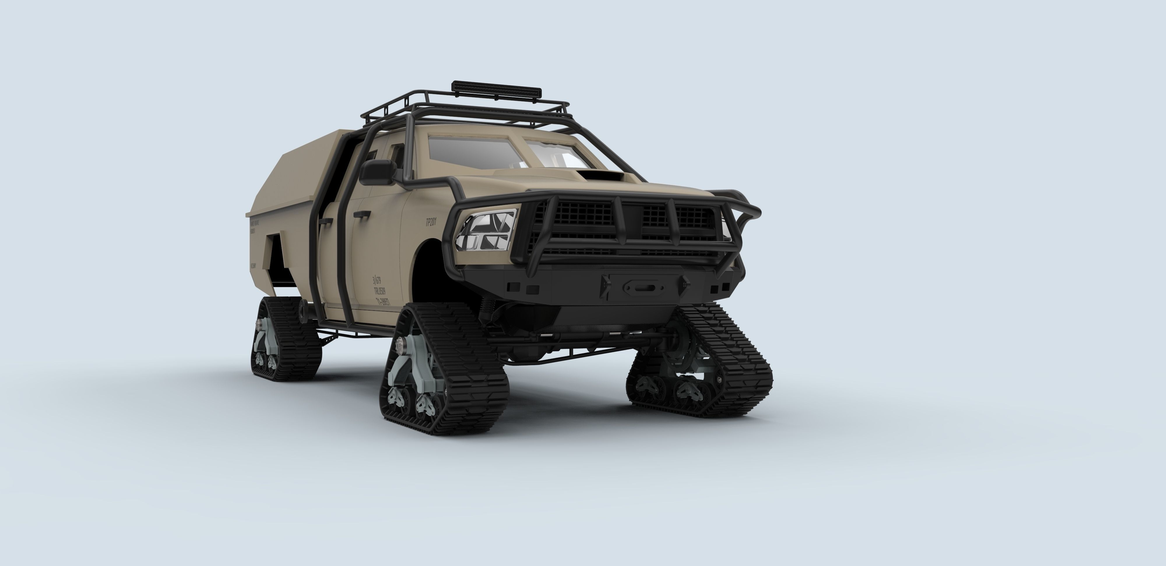 Dodge Ice Ram from Fast 8 3D model_5