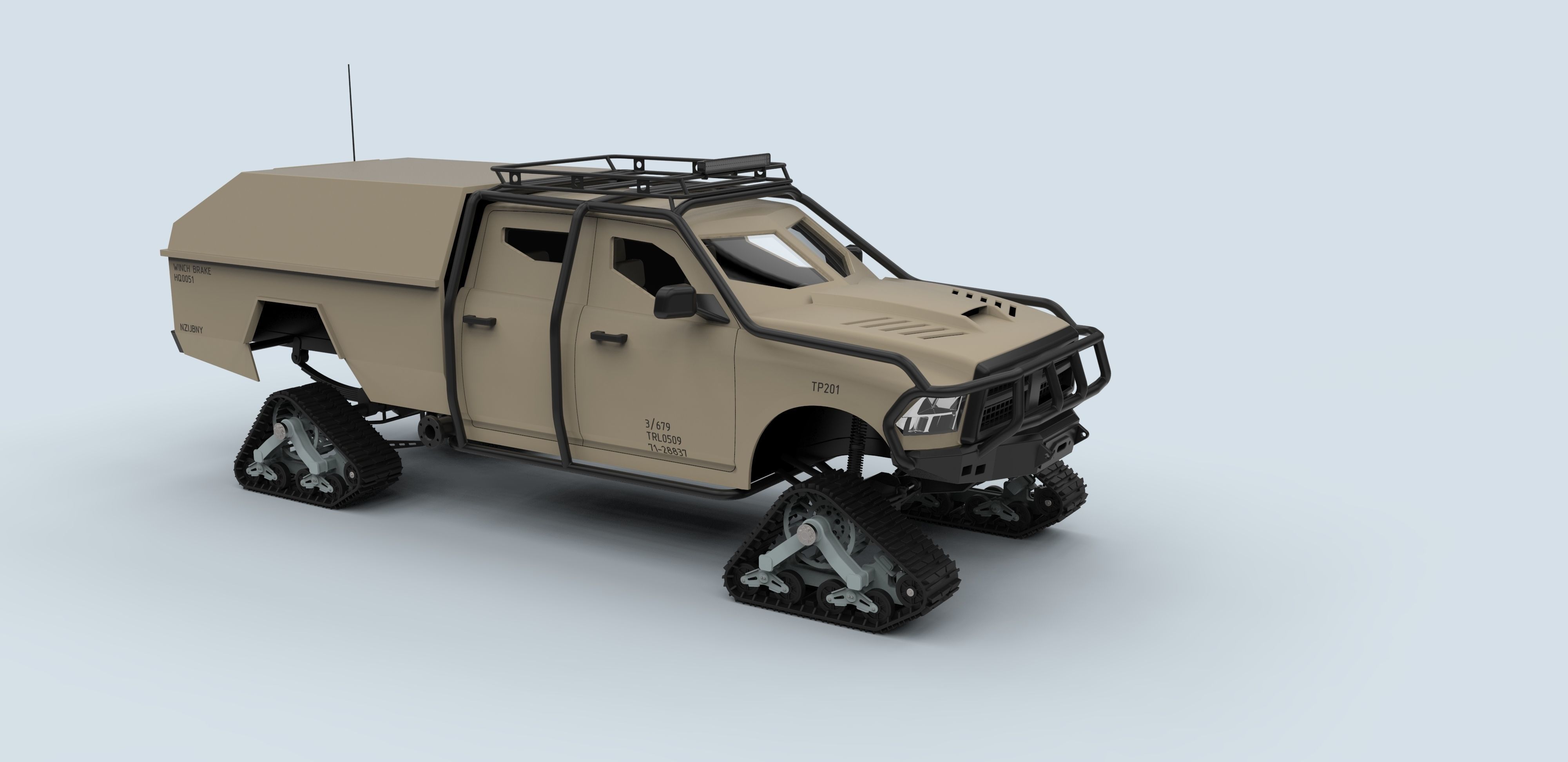 Dodge Ice Ram from Fast 8 3D model_1