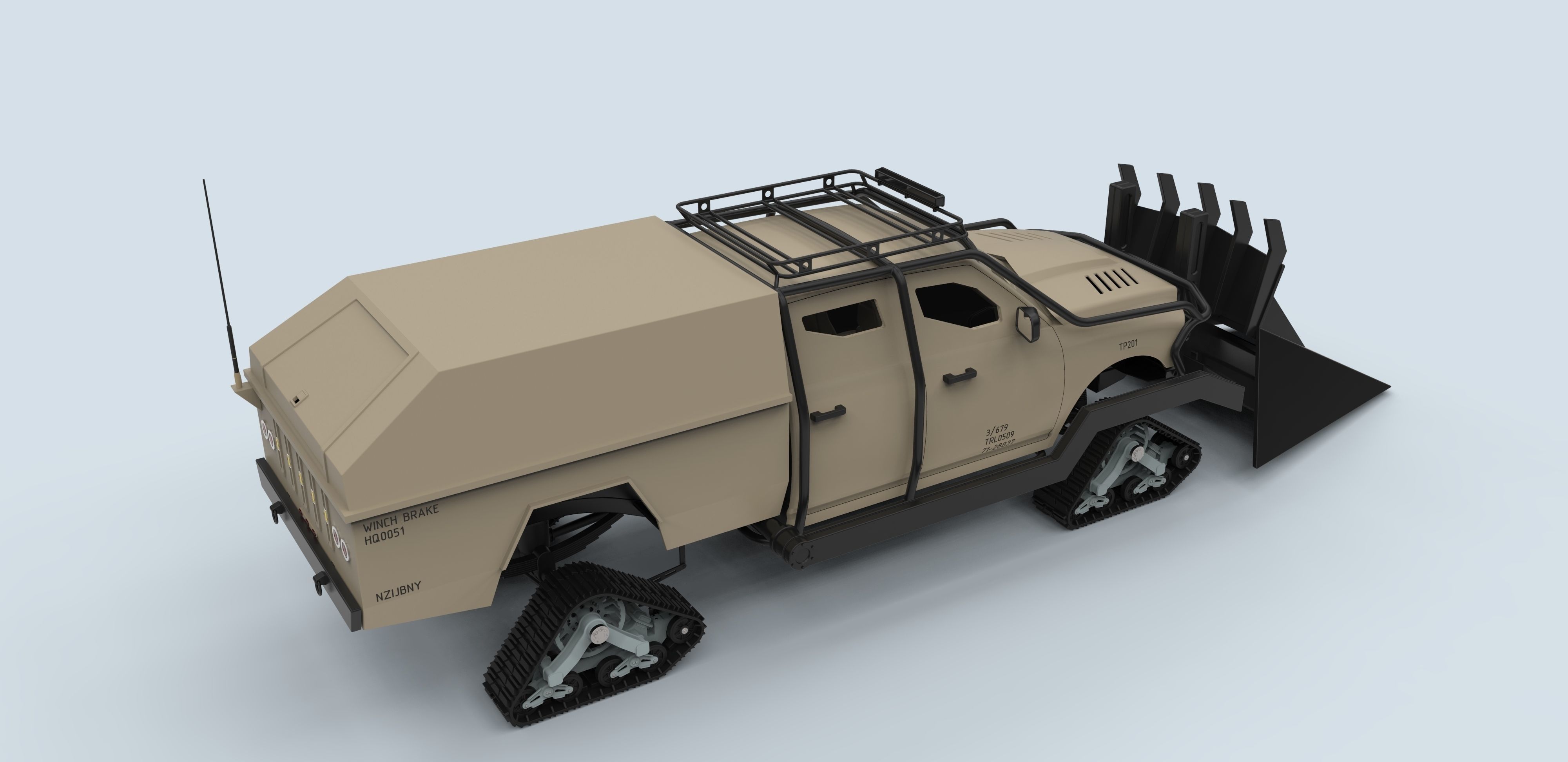 Dodge Ice Ram from Fast 8 3D model_16