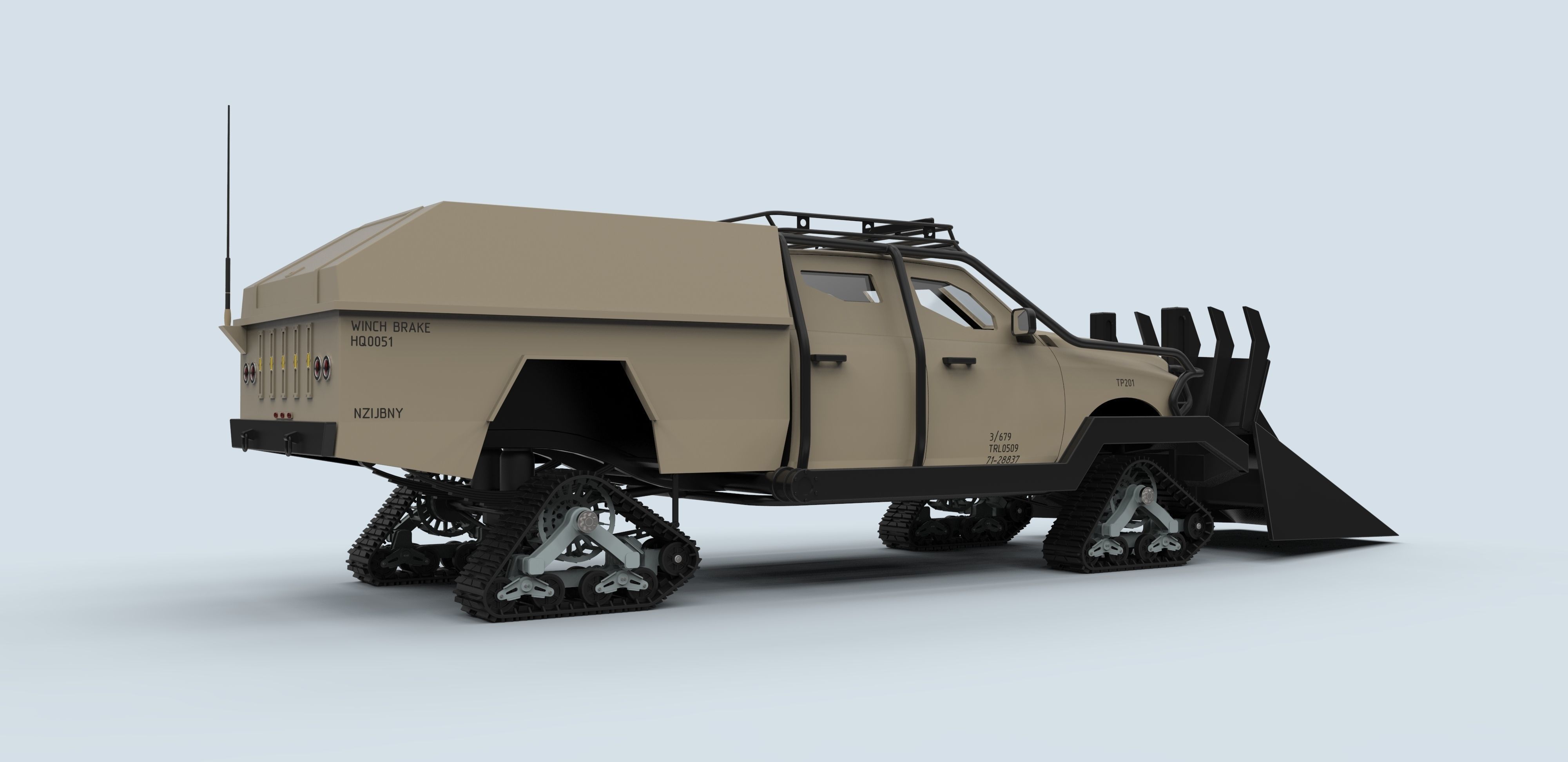 Dodge Ice Ram from Fast 8 3D model_19