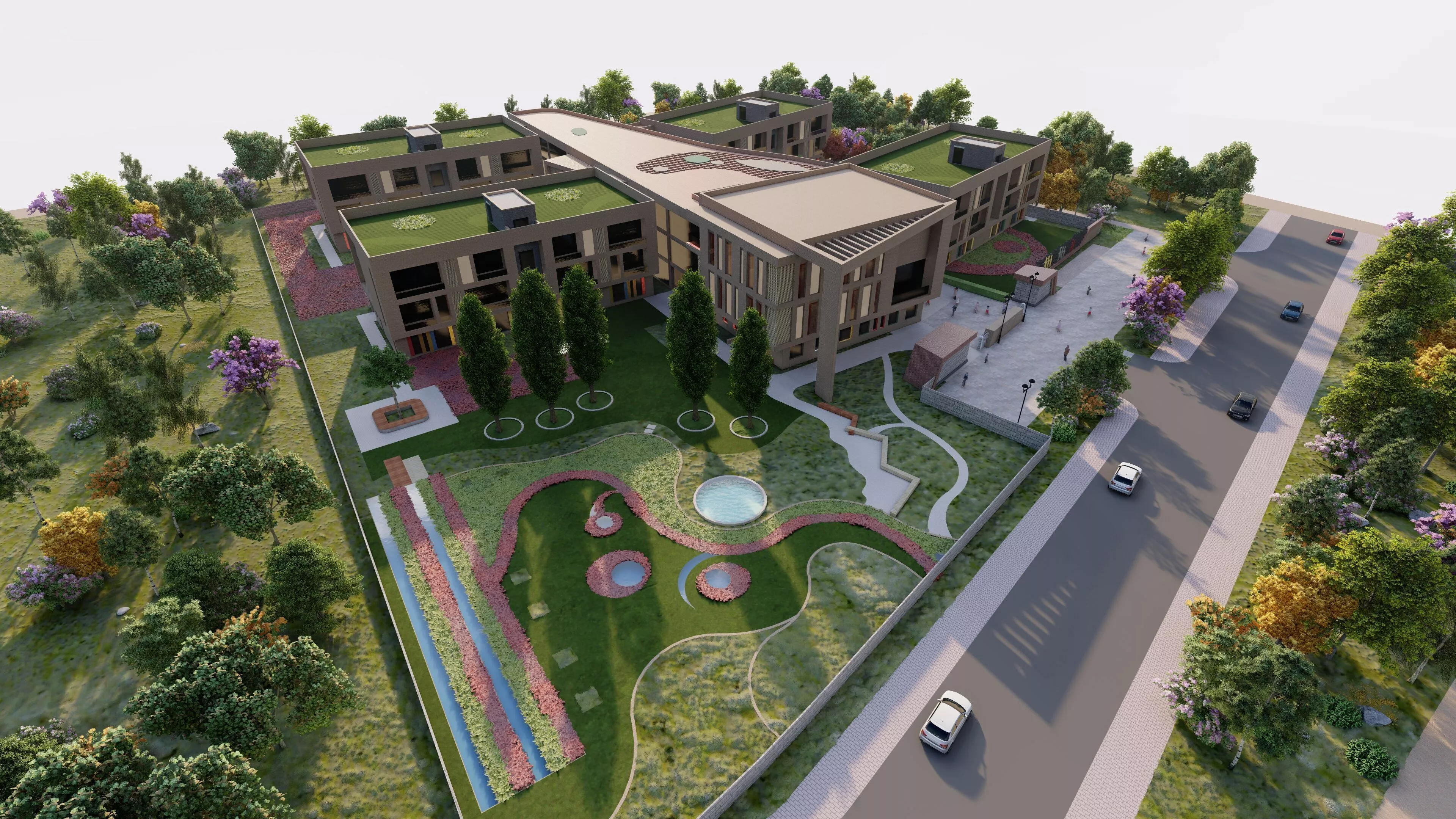 School-University High School 3D model