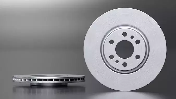 Ventilated Standard Brake Disc 3D model