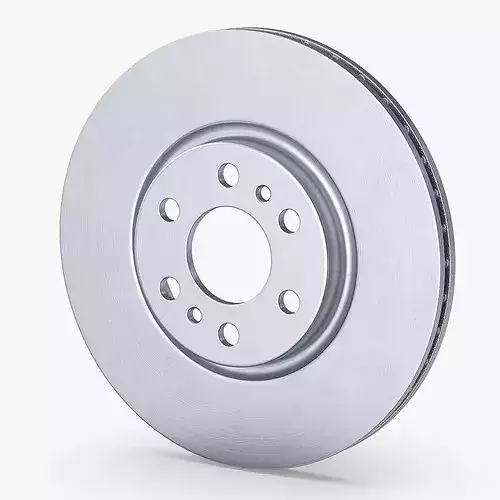Ventilated Standard Brake Disc 3D model 7