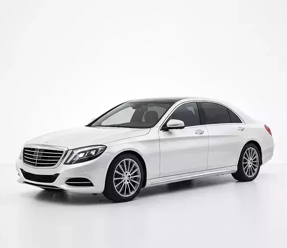 Mercedes-Benz S-Class Luxury Sedan W222 Generation Low-poly 3D model