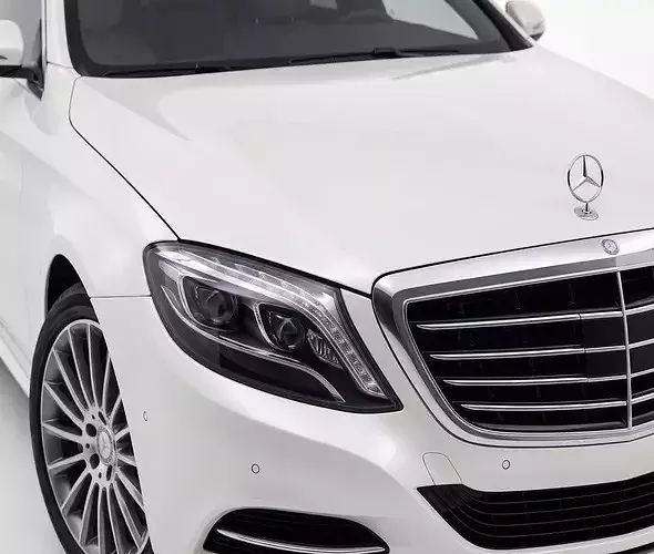 Mercedes-Benz S-Class Luxury Sedan W222 Generation Low-poly 3D model 6