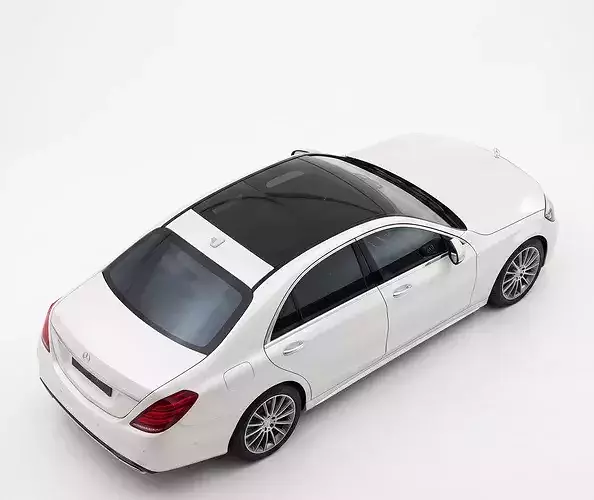 Mercedes-Benz S-Class Luxury Sedan W222 Generation Low-poly 3D model 5