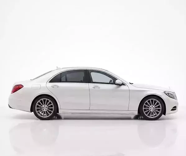 Mercedes-Benz S-Class Luxury Sedan W222 Generation Low-poly 3D model 3